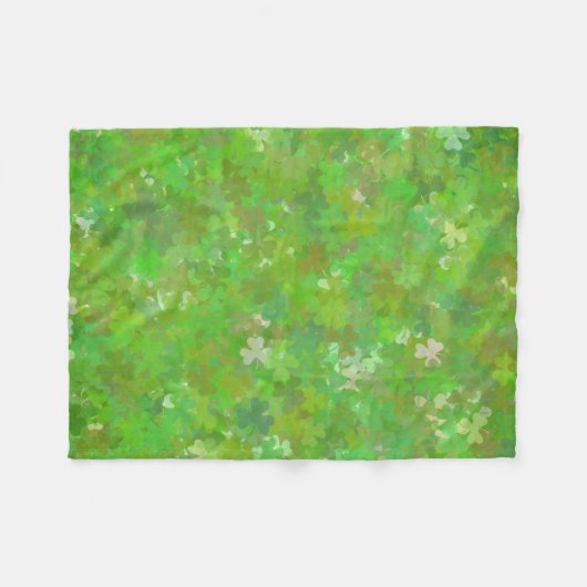 Polaire Couverture de la flotte St. Patrick's Day (Devant (Horizontal))