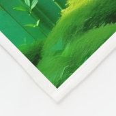 Polaire Couverture de la forêt de bambou vert ADOM (Coin)