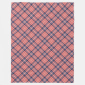 Polaire Couverture de la Marine de Corail - Charme rustiqu (Devant)