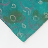 Polaire couverture de la tortue 60x80 avec l'art 0riginal (Coin)