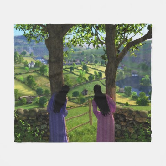 Polaire Couverture de la vallée des jumelles (Devant (Horizontal))