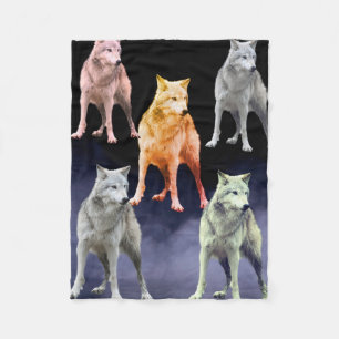 Polaire couverture de loup