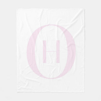 Polaire Couverture de luxe personnalisée avec monogramme r