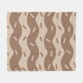 Polaire Couverture de molleton de glace de café fondue (Devant (Horizontal))