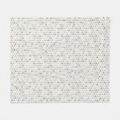 Polaire Couverture de Motif gris géométrique beige (Devant (Horizontal))