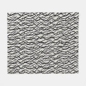 Polaire Couverture de motif rayé (Devant (Horizontal))