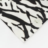 Polaire Couverture de motif rayé (Coin)