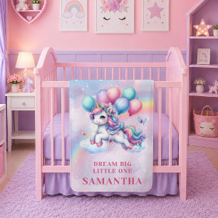 Polaire Couverture de naissance Magique Licorne Fille Anni