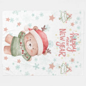 Polaire Couverture de Noël (Devant (Horizontal))