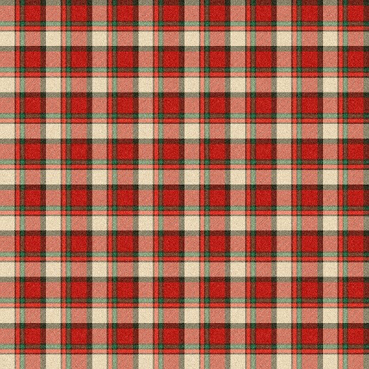 Polaire Couverture de Noël classique rouge vert Tartan
