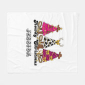 Polaire Couverture de Noël Howdy personnalisée (Devant (Horizontal))