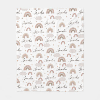 Polaire Couverture de nom de Rainbows neutres