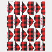 Polaire Couverture de nom personnalisée pour enfants et ad (Devant)