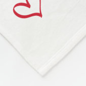 Polaire Couverture de nom personnalisée pour votre fille (Coin)