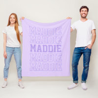 Couverture de nom pourpre tendance