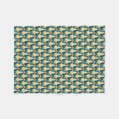 Polaire Couverture de papillon bleu Morpho (Devant (Horizontal))