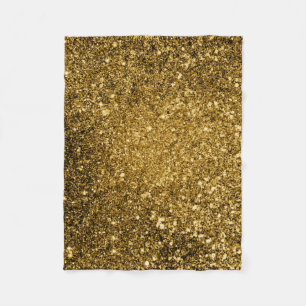 Polaire Couverture de parties scintillantes d'or
