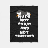 Polaire Couverture de pingouin | Couverture de fond de pin (Devant)