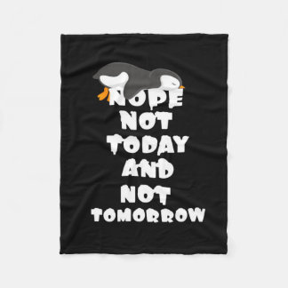 Polaire Couverture de pingouin | Couverture de fond de pin