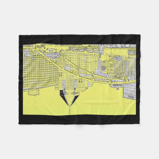 Polaire couverture de Pittsburgh (Devant (Horizontal))