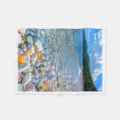 Polaire Couverture de plage de galets colorés (Devant (Horizontal))