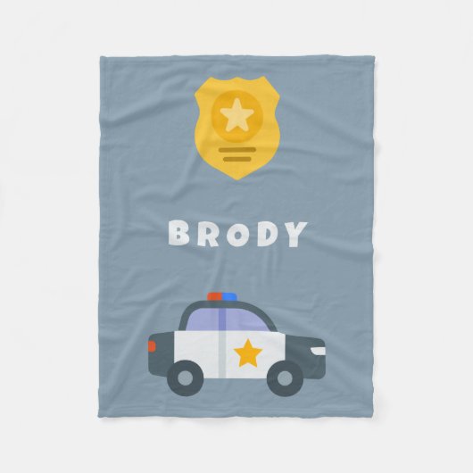 Polaire Couverture de police pour enfants - Couverture de (Devant)