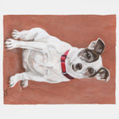 Polaire Couverture de portrait de Jack Russell Terrier (Devant (Horizontal))