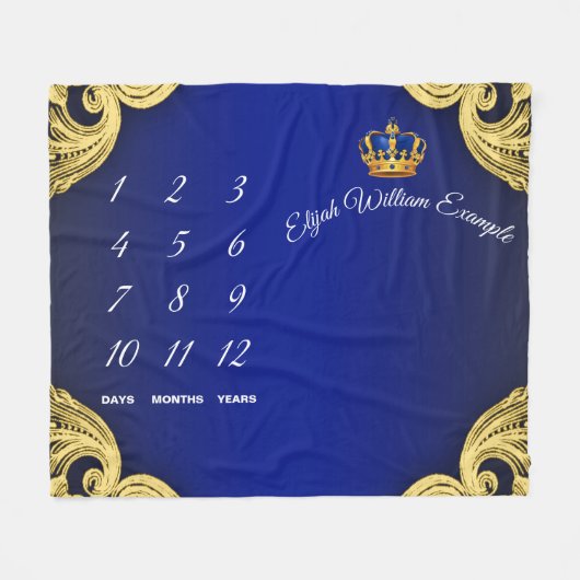 Polaire Couverture de Prince Milestone (Devant (Horizontal))