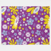 Polaire couverture de puissance de fleur (Devant (Horizontal))