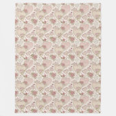 Polaire Couverture de Saint-Valentin cosy rose blush Amour (Devant)