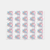 Polaire Couverture de sensibilisation au cancer du sein ch (Devant (Horizontal))