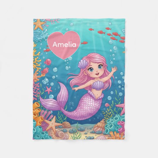 Polaire Couverture de sirène magique (Devant)