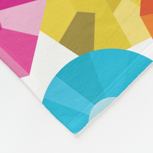 Polaire couverture de strass arc-en-ciel (Coin)