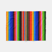 Polaire Couverture de style Serape mexicain (Devant (Horizontal))