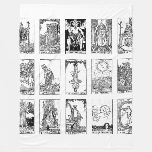Polaire couverture de tarot antique (Devant)
