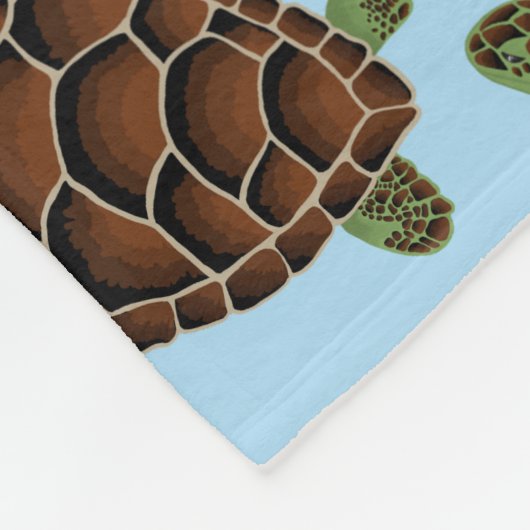 Polaire Couverture de tortue de mer (Coin)