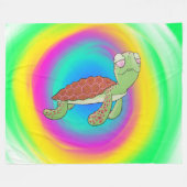 Polaire Couverture de tortue de mer grande (Devant (Horizontal))