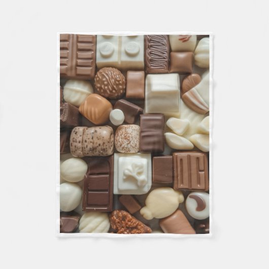 Polaire Couverture de traitement de chocolat assorti ADOM (Devant)