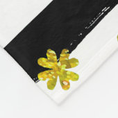 Polaire Couverture de trèfle blanc noir st patrick (Coin)