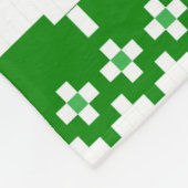 Polaire Couverture de tricot de pin vert (Coin)