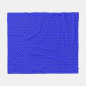 Polaire Couverture de vagues bleues (Devant (Horizontal))
