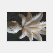 Polaire Couverture de vase Luxe Plume Blanche ADOM (Devant (Horizontal))