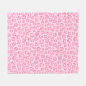 Polaire Couverture de visage Preppy Smile tendance (Devant (Horizontal))