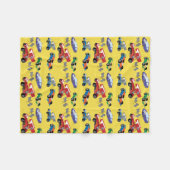 Polaire Couverture de voiture de course pour enfants (Devant (Horizontal))