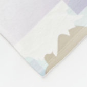 Polaire couverture de yeti rose (Coin)