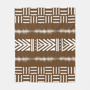Polaire Couverture décorative africaine Bogolan