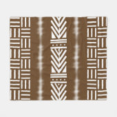 Polaire Couverture décorative africaine Bogolan (Devant (Horizontal))