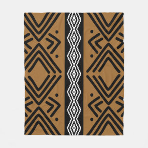 Polaire Couverture décorative africaine Bogolan