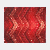 Polaire Couverture décorative rouge en molleton (Devant (Horizontal))