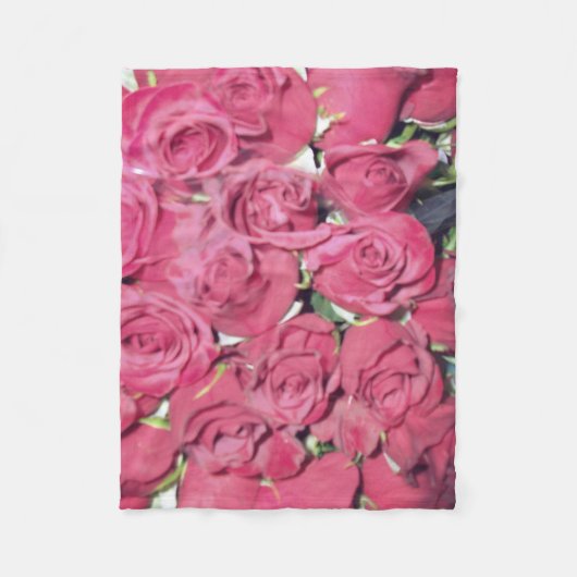 Polaire couverture des roses (Devant)
